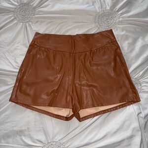 Commando Faux Leather Relaxed Short
